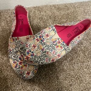 TOMS Women's Sugar Skull Print Flats - Multicolor